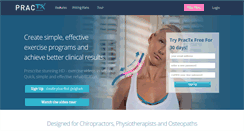 Desktop Screenshot of practx.com