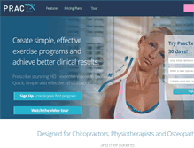Tablet Screenshot of practx.com
